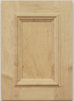 Fleming kitchen cabinet door with applied moulding